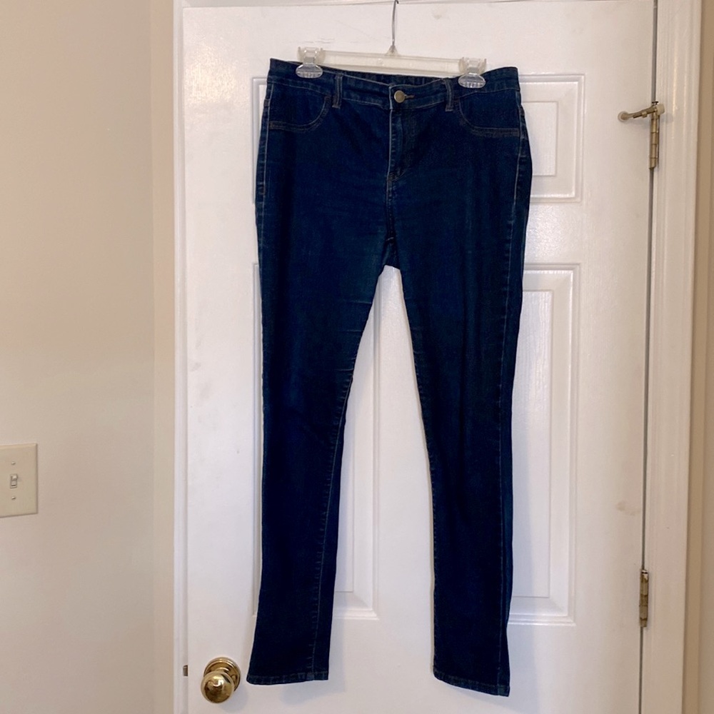 CALVIN KLEIN JEANS denim blue skinny leggings size 31/12